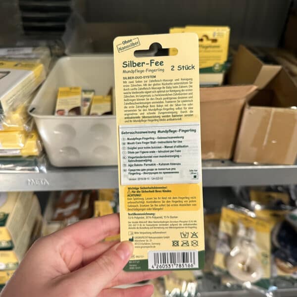 Grünspecht vingertandenborstel zilver fee – zachte en veilige baby tandenborstel kopen bij Pure Start