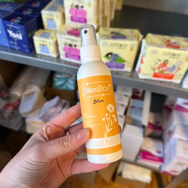 BilliesBox lotion kamille verschoningsspray – natuurlijke en zachte babyverzorging kopen bij Pure Start