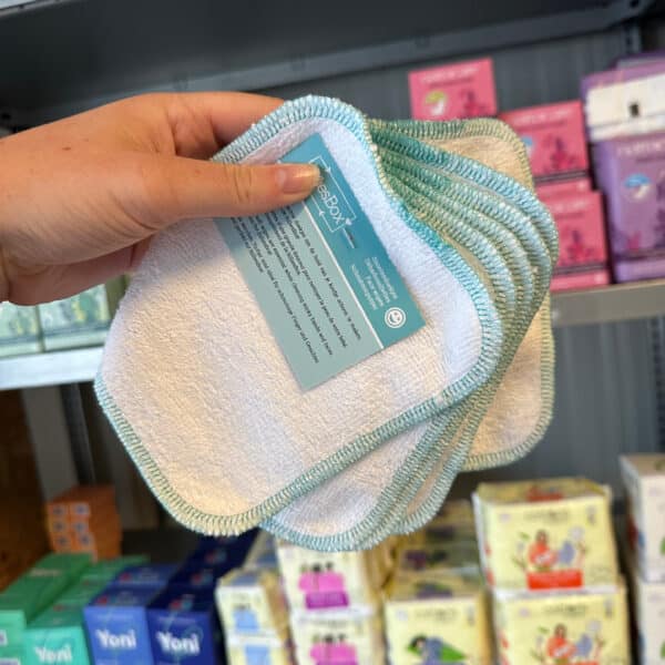BilliesBox set snoetenpoetsers duurzame wasbare doekjes herbruikbaar en milieuvriendelijk alternatief voor wegwerpdoekjes verkrijgbaar bij Pure Start