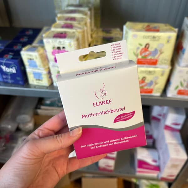 Elanee moedermelk bewaarzakjes praktische en hygiënische zakjes voor het veilig bewaren van moedermelk duurzaam en handig verkrijgbaar bij Pure Start