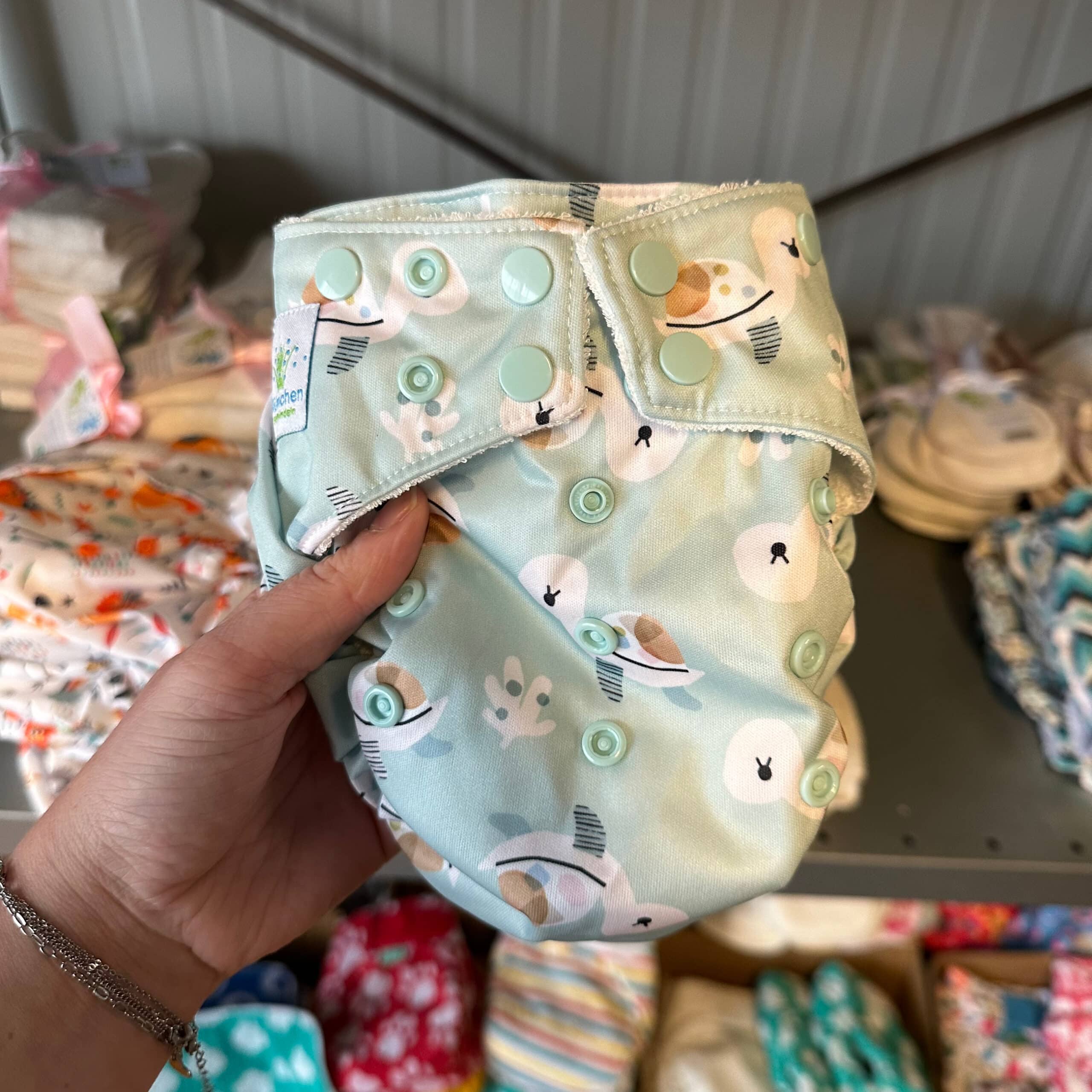 Blümchen wasbare all-in-one luier diverse dessins – duurzame en herbruikbare luiers voor baby’s kopen bij Pure Start