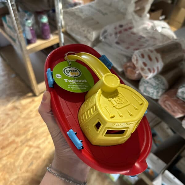 Green Toys sleepboot van gerecycled plastic – duurzaam en veilig speelgoed voor kinderen kopen bij Pure Start