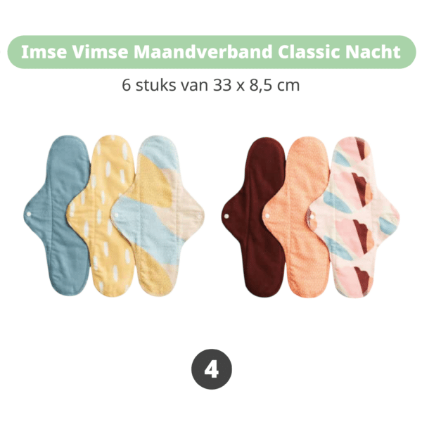 Wasbaar kraampakket met kraamverband en opvangmateriaal voor thuisbevalling