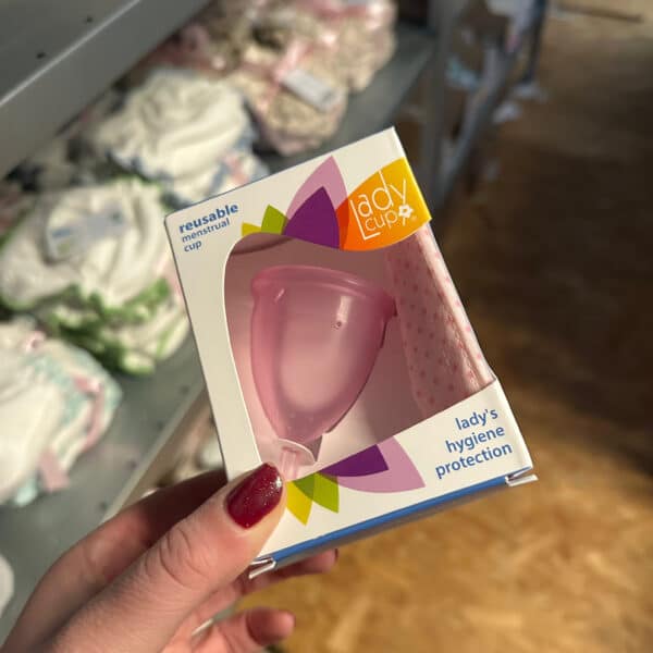 Lady Cup menstruatiecup maat S en L, herbruikbare siliconen menstruatiecup