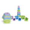 Stapelbekers van GreenToys complete sets gekleurde bekers.