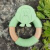 Summerville Organic bijtspeeltje groene pinquin met hout