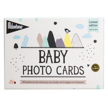 Verpakking Milestone Baby mijlpaal kaarten verpakking
