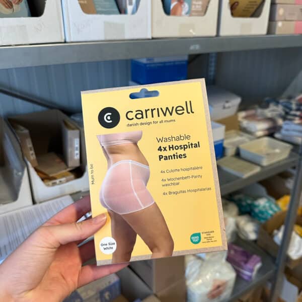 Carriwell wasbare netbroekjes 4 stuks – comfortabele en duurzame netbroekjes na de bevalling, verkrijgbaar bij Pure Start