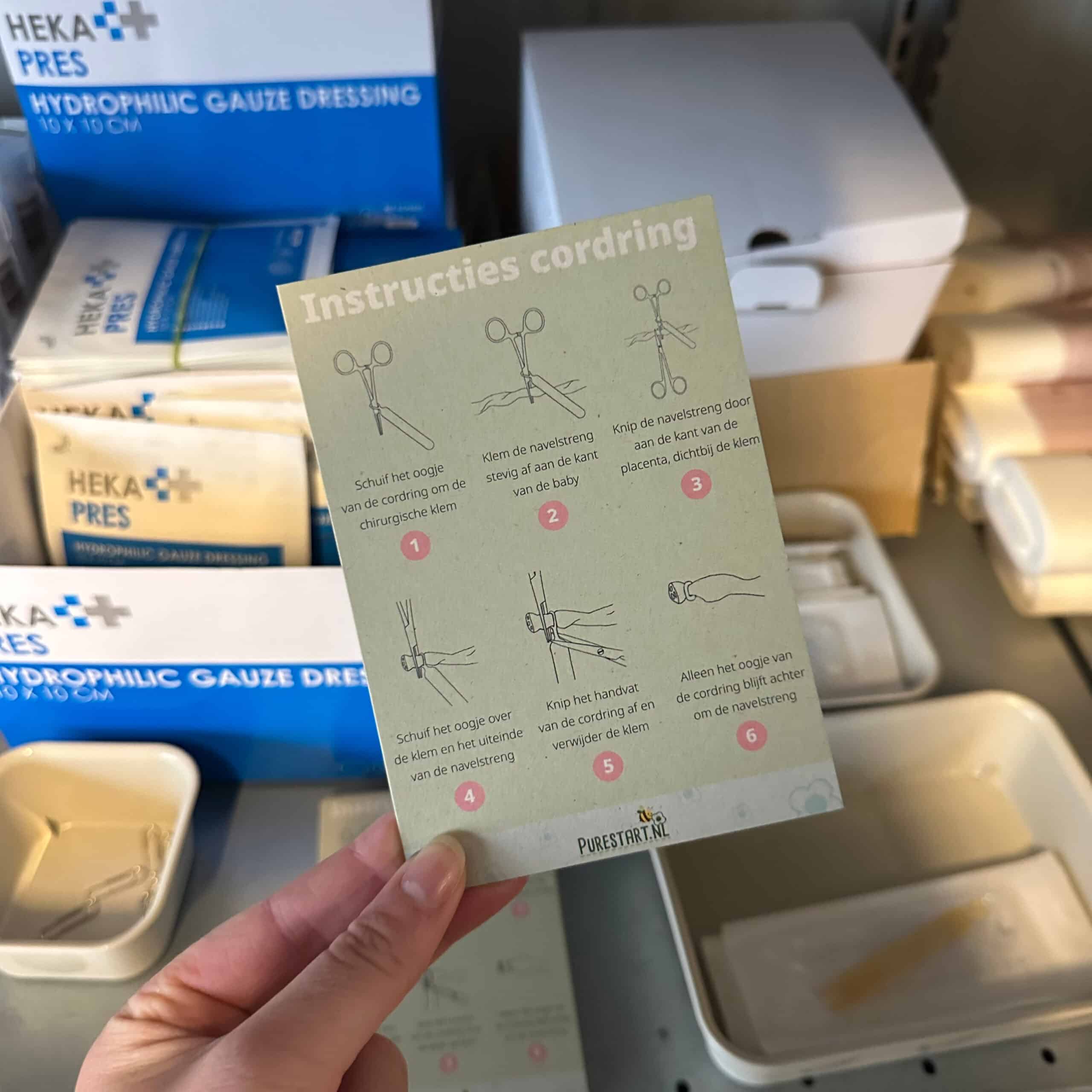 Cordring navelstrengring latex(vrij) – veilige en hygiënische afsluiting van de navelstreng voor pasgeborenen, verkrijgbaar bij Pure Start