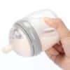 Haakaa Siliconen babyfles 160 ml grijs