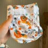 Wasbaar overbroekje van Blümchen met Wildlife dessin voor newborn baby’s