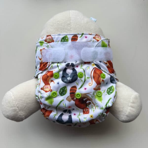 Blümchen newborn overbroekje voor wasbare luiers in diverse dierenprints