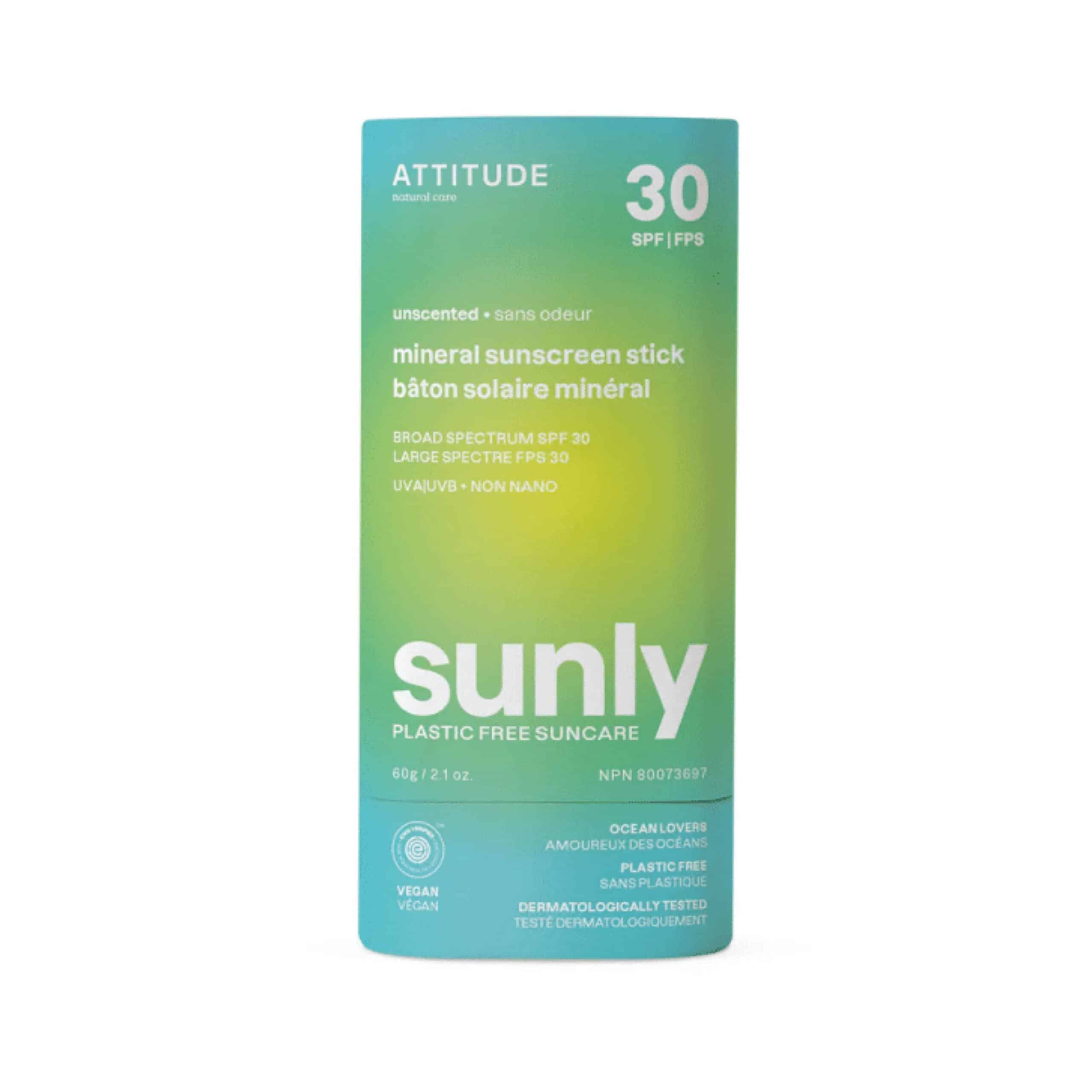 Attitude Tropical SPF30 stick voor zonbescherming van gezicht en lichaam