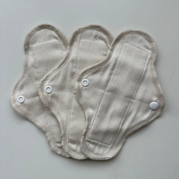 Blumchen wasbare inlegkruisjes set van 3 biologisch katoen twill duurzaam