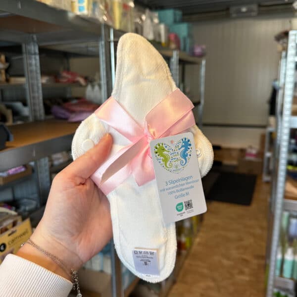 Wasbaar maandverband biologisch katoen 3 stuks Blumchen herbruikbaar