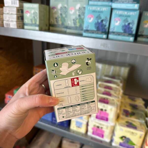 Natracare inlegkruisjes normaal van biologisch katoen, ademend en plasticvrij bij Pure Start