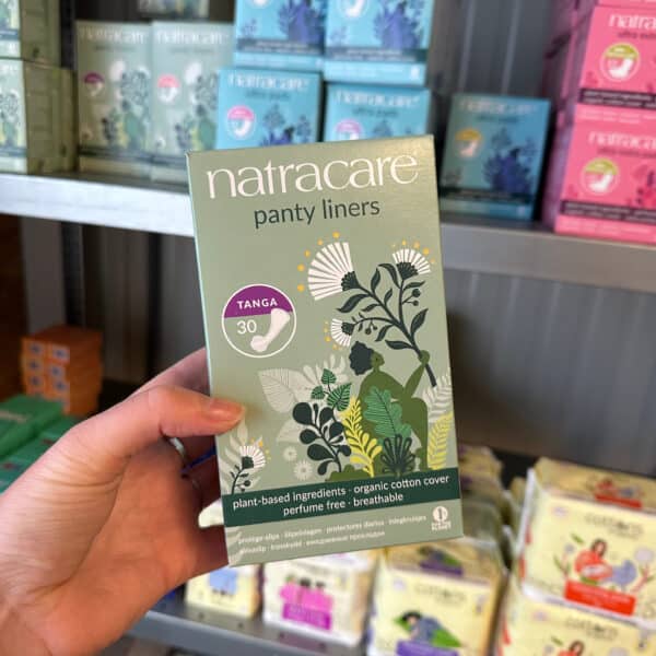 Natracare inlegkruisjes string tanga van biologisch katoen, plasticvrij en ademend bij Pure Start