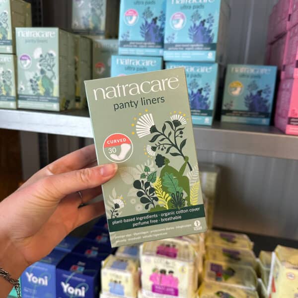 Natracare inlegkruisjes curved van biologisch katoen, plasticvrij en ademend bij Pure Start