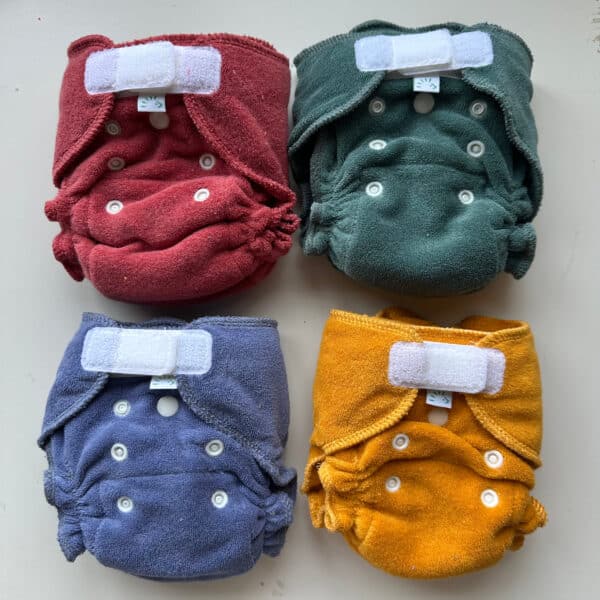 Popolini wasbare basis luier MiniFit 2-8 kg biologisch katoen mix