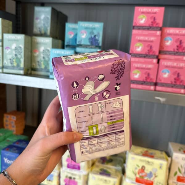 Natracare maandverband maxi pads regular van biologisch katoen, plasticvrij en ademend bij Pure Start