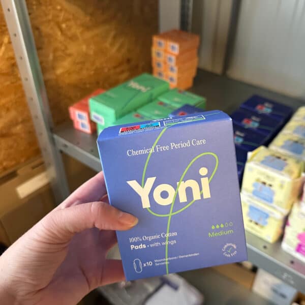 Yoni biologisch maandverband medium van 100% biologisch katoen, plasticvrij en ademend bij Pure Start