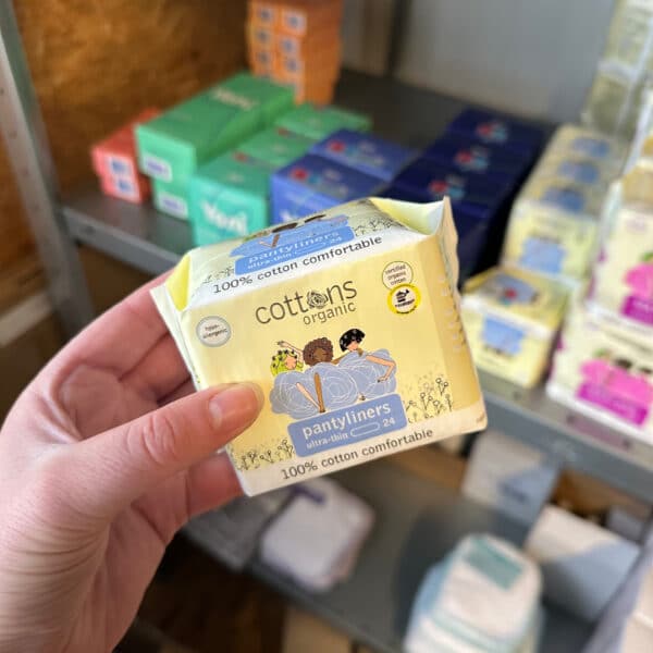 Cottons inlegkruisjes ultra dun van 100% biologisch katoen, ademend en plasticvrij bij Pure Start