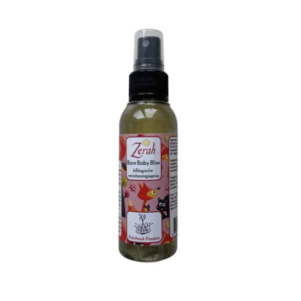 Zerah biologische verschoningsspray Patchouli Passion voor baby