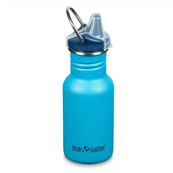 Klean Kanteen Kids Classic Narrow thermosfles van 355ml in Hawaiian Ocean kleur, ideaal voor kinderen.
