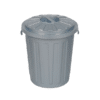 Grijze grote luieremmer 23 liter met deksel.