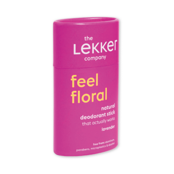 Feel floral roze deo stick the lekker company, lavender