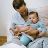 Popolini BZC Plaspotje voor Baby's – groen plaspotje ontworpen voor baby’s, gemaakt van duurzame materialen en ideaal voor de zindelijkheidstraining van jonge kinderen.