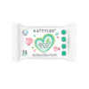 Attitude plasticvrije natuurlijke babydoekjes – zachte, milieuvriendelijke doekjes zonder plastic, perfect voor de gevoelige babyhuid.