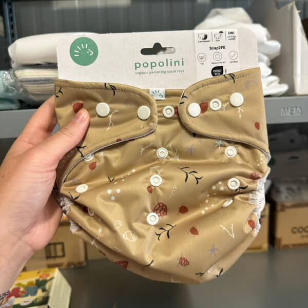 Popolini Snap2Fit AI2 overbroekje – verstelbaar en duurzaam overbroekje dat perfect past over verschillende soorten wasbare luiers