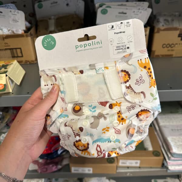 Popolini Popowrap overbroekje – waterdicht en ademend overbroekje voor wasbare luiers, verstelbaar en comfortabel voor je baby.