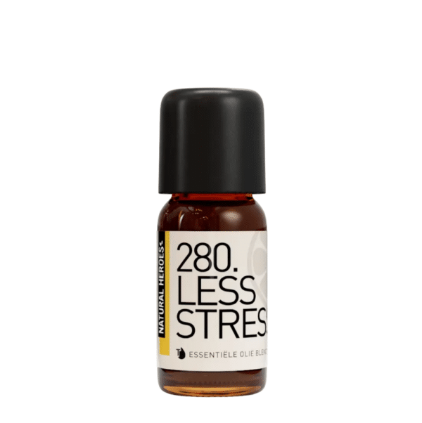 Blend van Etherische olien: Less Stress. Van Natural Heroes.