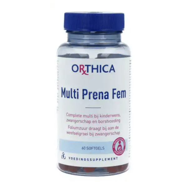 Multi prena fem multivitamine van Orthica.
