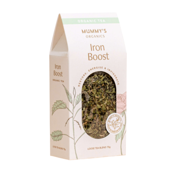 Los biologisch kruidenmengsel van rozenbottel en brandnetel. Iron Boost.