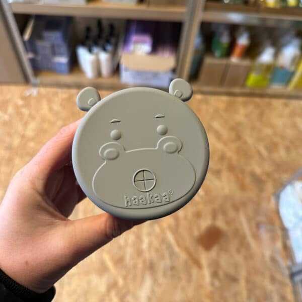 Haakaa siliconen drinkbeker met deksel en rietje blauw herbruikbare baby en peuter beker BPA vrij