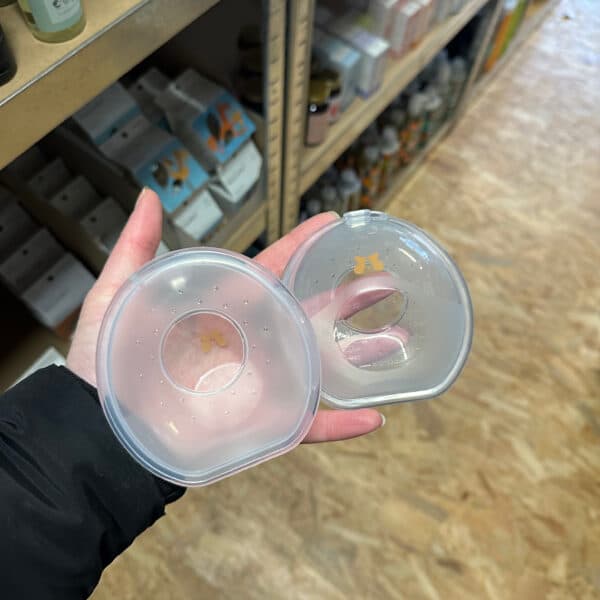 Fraupow lekschalen borstvoeding 2 stuks herbruikbare moedermelk opvangschalen voor lekkende borsten