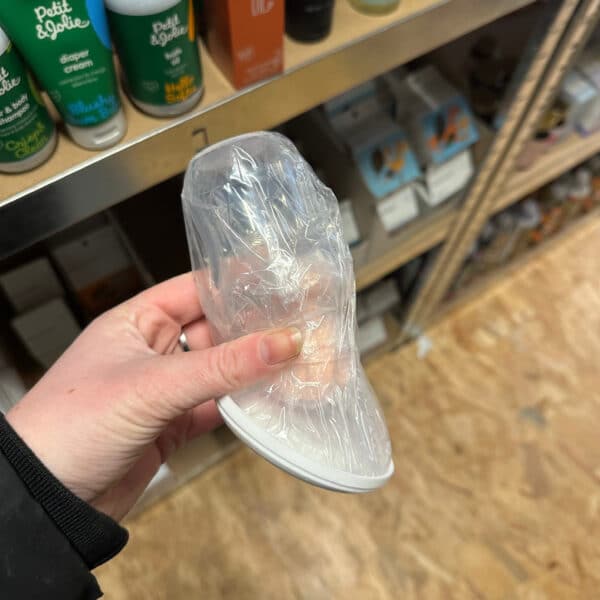 Fraupow siliconen borstkolf lekschaal met stopper 110 ml handkolf voor moedermelk opvang tijdens borstvoeding