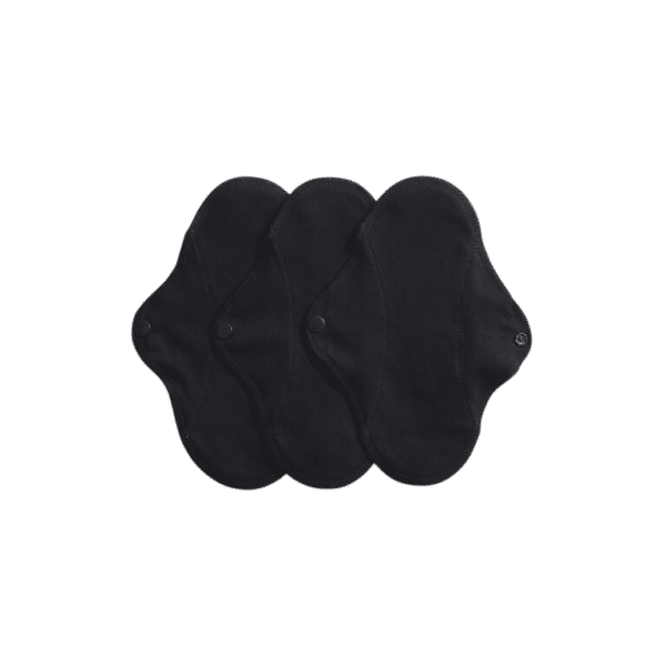 Set van 3 inlegkruisjes zwart.
