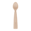 Beige siliconen lepel van Minikoioi
