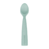 Groene siliconen lepel.