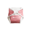 Complete wasbare luier van Imse Vimse, rusty pink teddy.