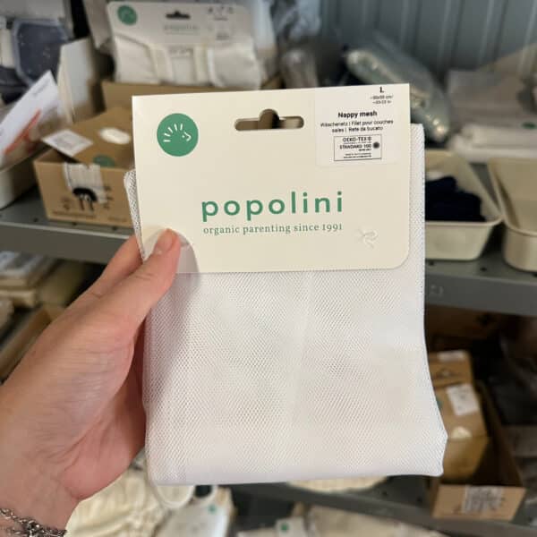 Popolini wasnet met rits 50x55 cm – duurzaam wasnet voor wasbare luiers en delicate was