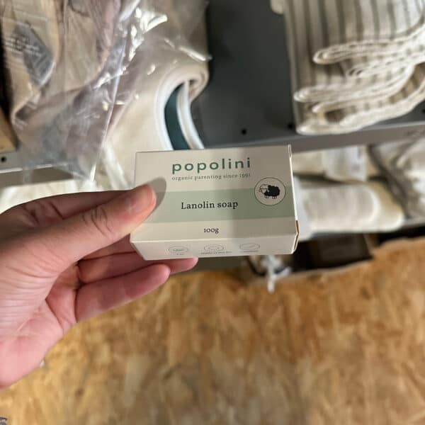 Popolini lanoline zeep – milde en natuurlijke zeep voor het reinigen en verzorgen van wol en delicate stoffen