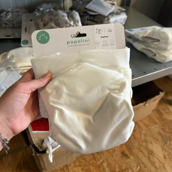 Popolini wasbare luier Easyfree AI3 biologisch katoen – handige en duurzame all-in-3 luier van ademend biologisch katoen