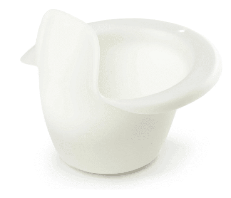 Wit easypisi plaspotje voor baby zindelijkheidscommunicatie.
