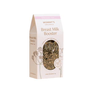 Borstvoedingsthee van Mummy's Organics. Los kruidenmengsel in verpakking.