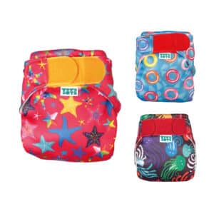 Klittenbandsluiting van TotsBots wasbare zwemluier